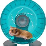Petest Silent Hamster Wheel Small Animal Exercise Green-0