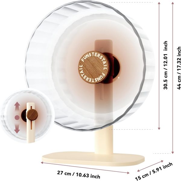 FunstersTail Silent Hamster Wheel Small Animal Exercise-1