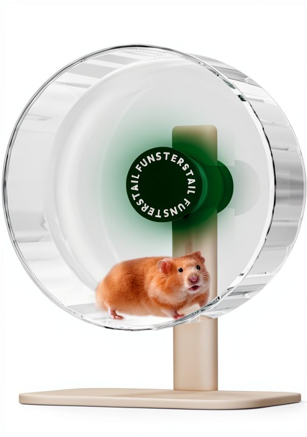 FunstersTail Silent Hamster Wheel Durable Pet Exercise Toy-0