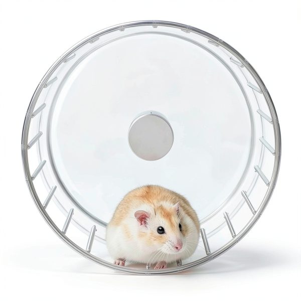 BUCATSTATE Silent Hamster Wheel Dual Bearings Small Pet-6