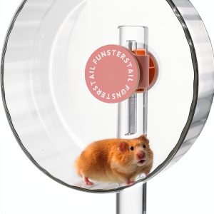 FunstersTail Silent Hamster Wheel Small Animal Exercise-0
