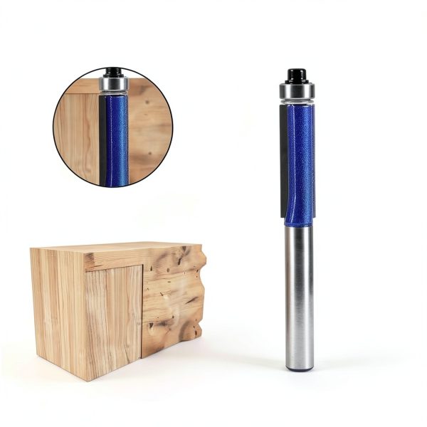 TOTOWOOD Flush Trim Router Bit Set Carbide Blades-2