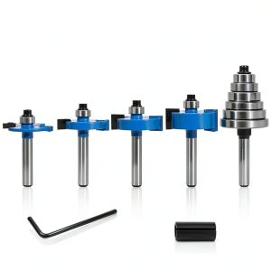 MNA Router Bits Set Carbide Woodworking Tools 1/4 Shank-0