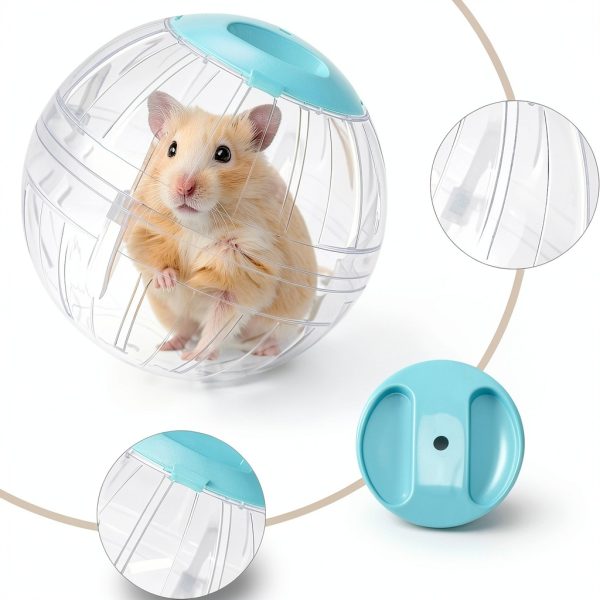 FANKUTOYS Hamster Exercise Ball Transparent Safe Pet Toy-5