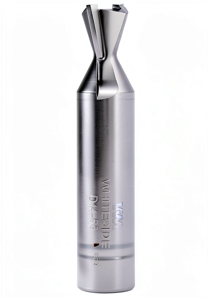 Whiteside router bit in use on a solid surface material