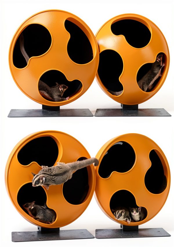 Exotic Nutrition Silent Small Animal Exercise Wheel Safe-7