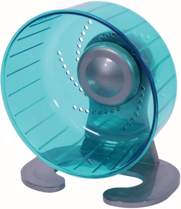 Petest Silent Hamster Wheel Small Animal Exercise Green-6