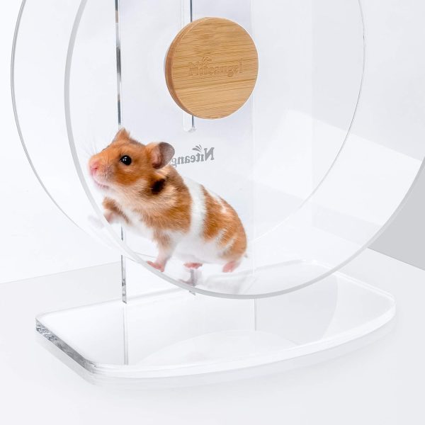 Niteangel Acrylic Hamster Wheel Silent Exercise Dwarf-8