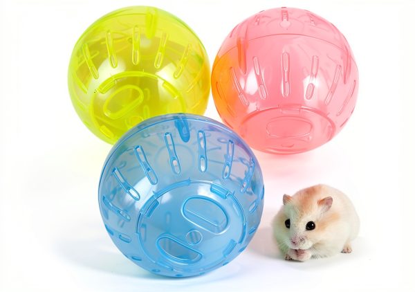 Labriciyon Small Pet Exercise Ball Quiet Durable Hamster Toy-2