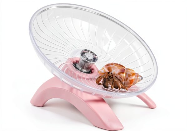 MinrzPet Hermit Crab Climbing Toys Silent Rolling Wheel-0