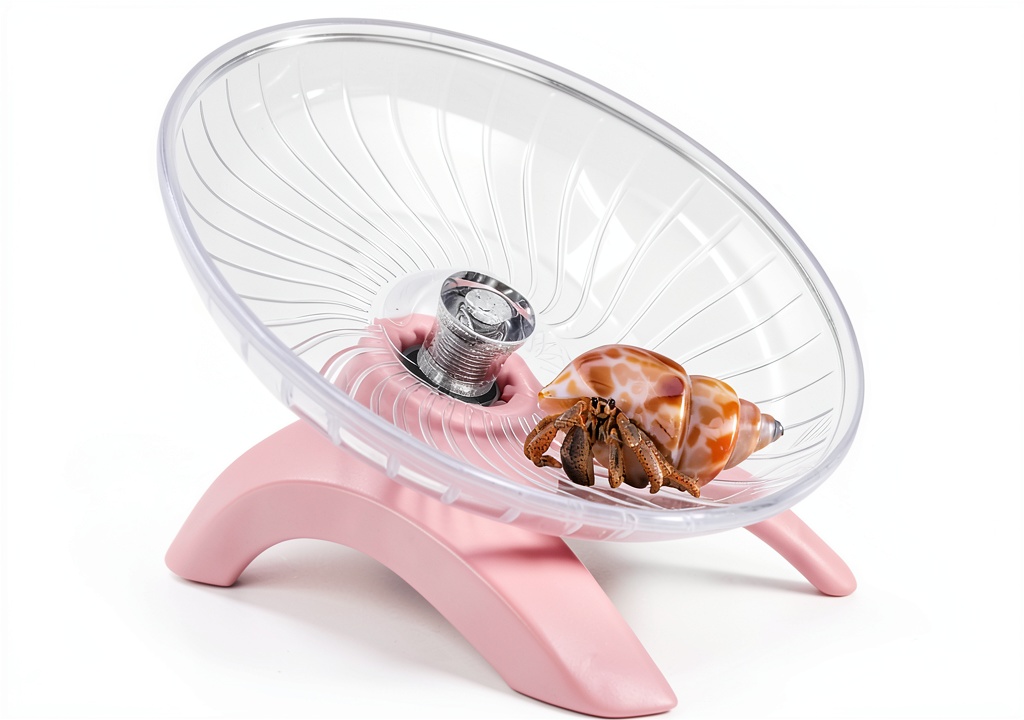 MinrzPet hermit crab climbing toy in a small animal enclosure
