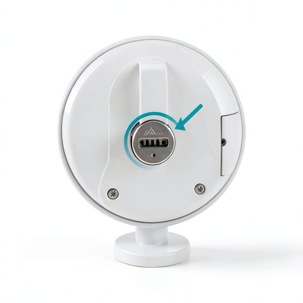 Niteangel Hamster Wheel Pedometer White Plastic Step Counter-2