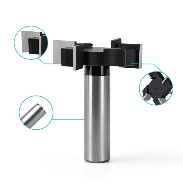 BALUGAEA Surfacing Router Bit Carbide Woodworking CNC Tool-2