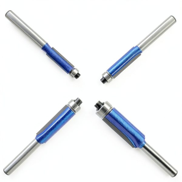 TOTOWOOD Flush Trim Router Bit Set Carbide Blades-5