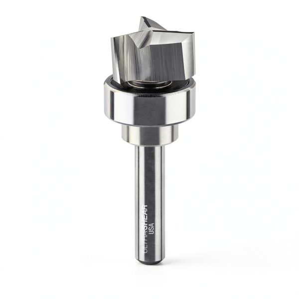 Compact Flattening Router Bit Woodpeckers Carbide End Grain-0