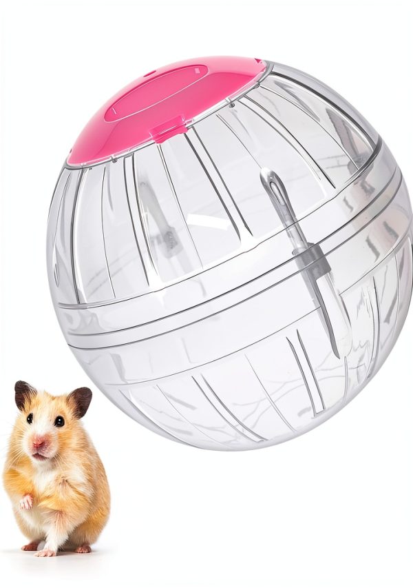 FANKUTOYS Hamster Exercise Ball Transparent Safe Pet Toy-0