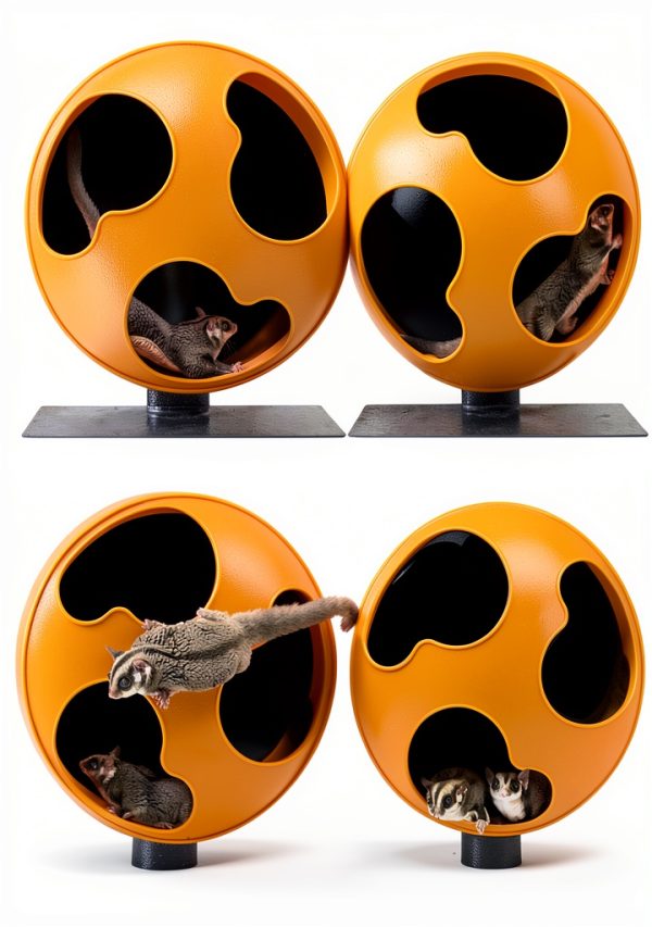Exotic Nutrition Small Animal Exercise Wheel Durable Plastic-7