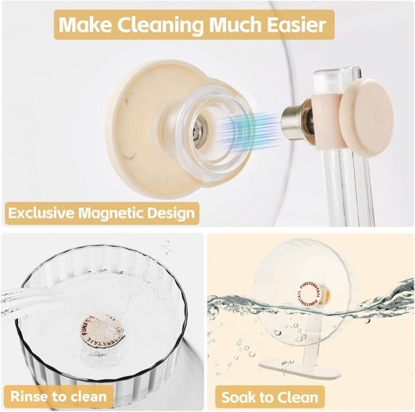 FunstersTail Hamster Wheel Ergonomic Slope Small Pet-3