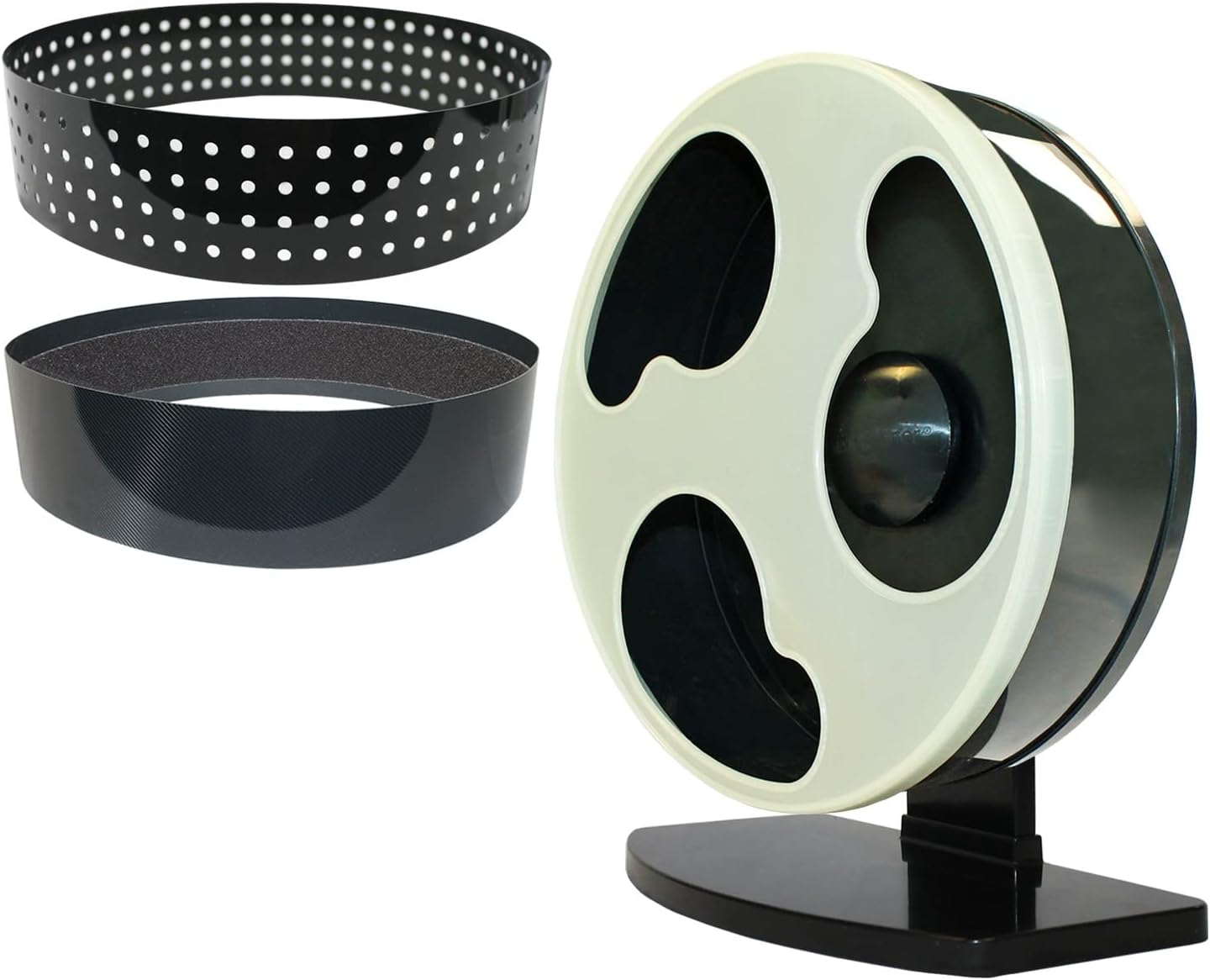 Exotic Nutrition Exercise Wheel in use with a cat