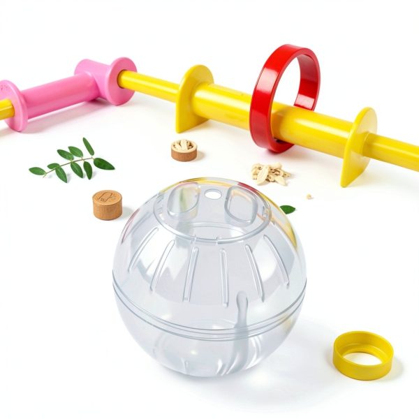 Jinshining Small Pet Exercise Ball Quiet Safe Design-3