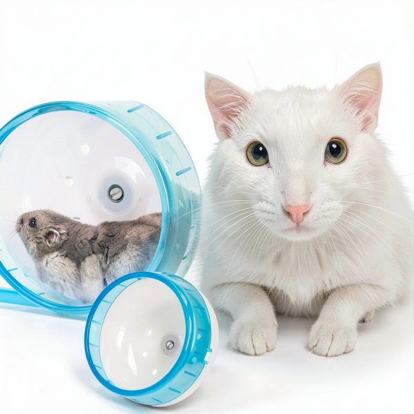 Mengqianxun Silent Hamster Wheel Plastic Exercise Pet-1