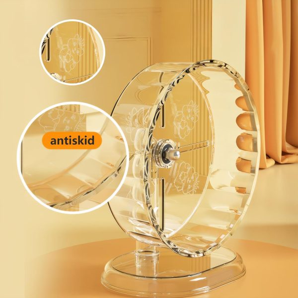 Fanlahmtasy Silent Hamster Wheel Adjustable Height Syrian-4
