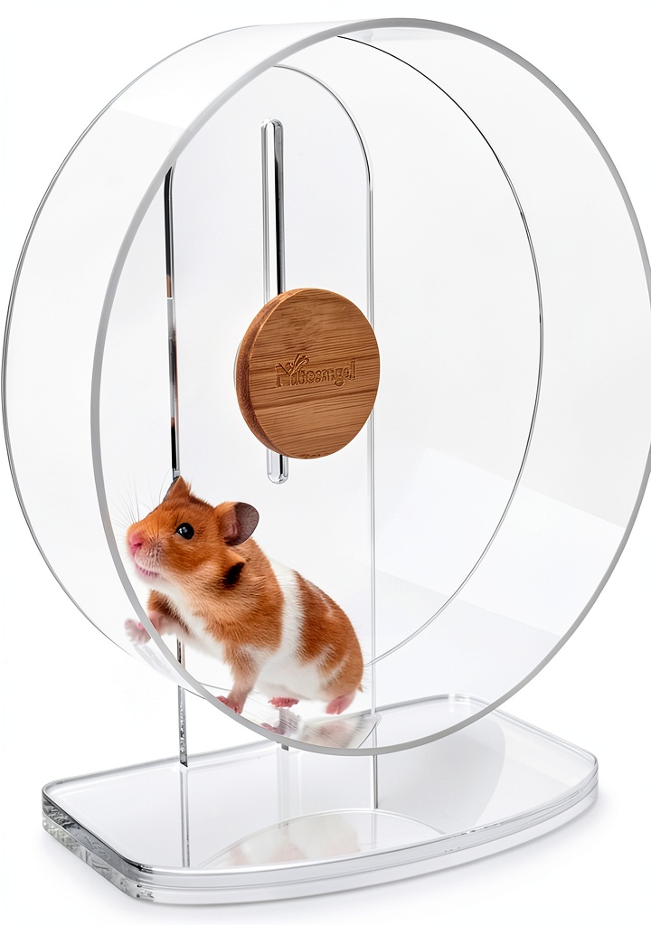 Niteangel hamster wheel in a habitat setup