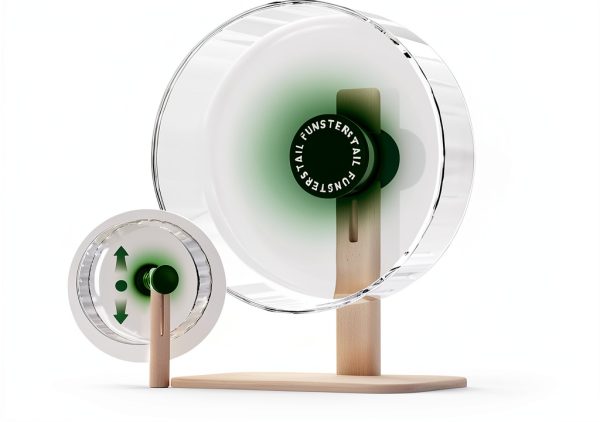FunstersTail Silent Hamster Wheel Durable Pet Exercise Toy-1