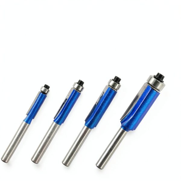 TOTOWOOD Flush Trim Router Bit Set Carbide Blades-4
