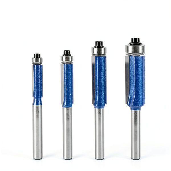 TOTOWOOD Flush Trim Router Bit Set Carbide Blades-0