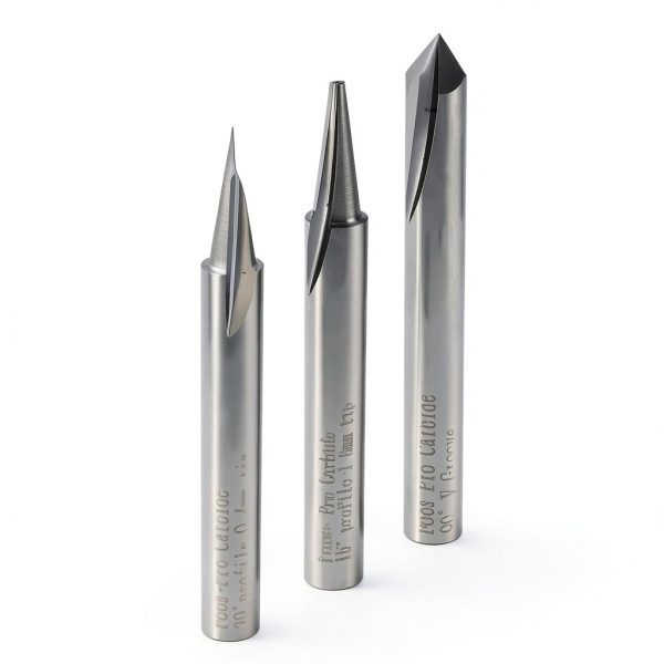 Foos Tools Router Bits 3 Pcs Engraving Set Solid Surface-0