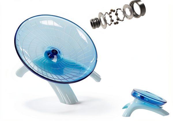 Hamiledyi Hamster Exercise Wheel Silent Safe Pet Toy Set-3