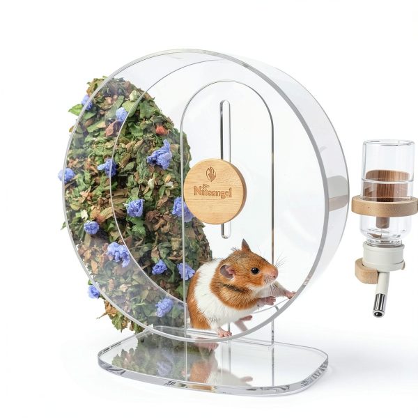 Niteangel Hamster Wheel Silent Exercise Pet Supplies-5