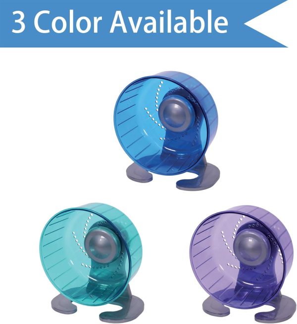 Petest Silent Hamster Wheel Small Animal Exercise Green-1