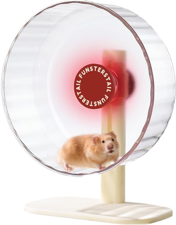 FunstersTail Silent Hamster Wheel Small Animal Exercise Toy-0