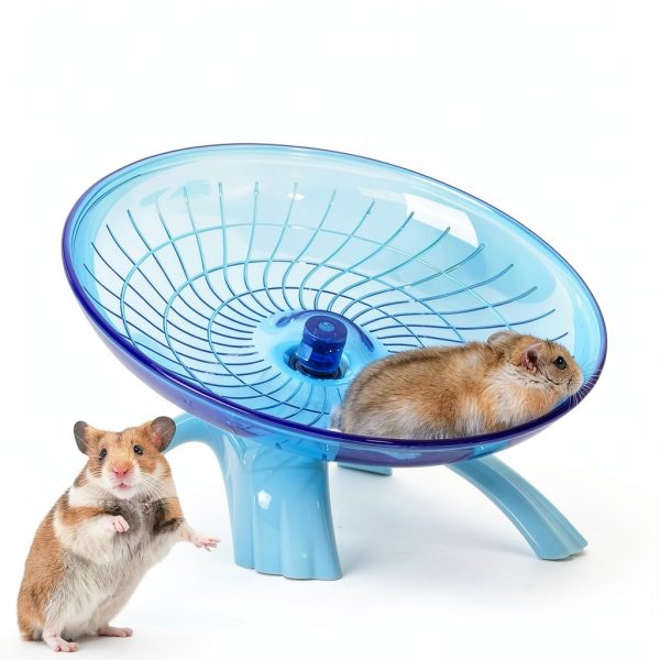Hamiledyi Hamster Exercise Wheel Silent Safe Pet Toy Set-2