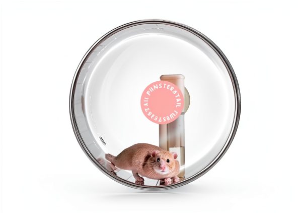 FunstersTail Silent Hamster Wheel Small Animal Exercise-2