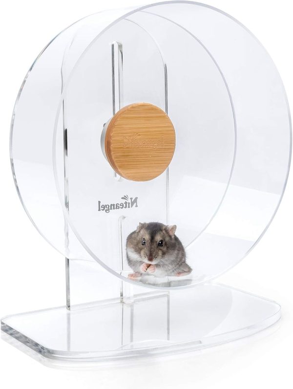 Niteangel Acrylic Hamster Wheel Silent Exercise Dwarf-0