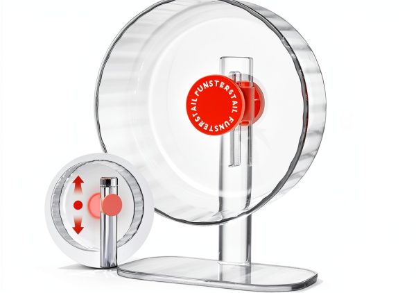 FunstersTail Silent Hamster Wheel Small Animal Exercise-1
