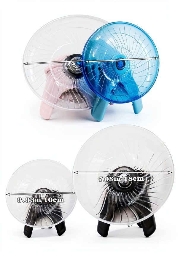 MinrzPet Hermit Crab Climbing Toys Silent Rolling Wheel-4