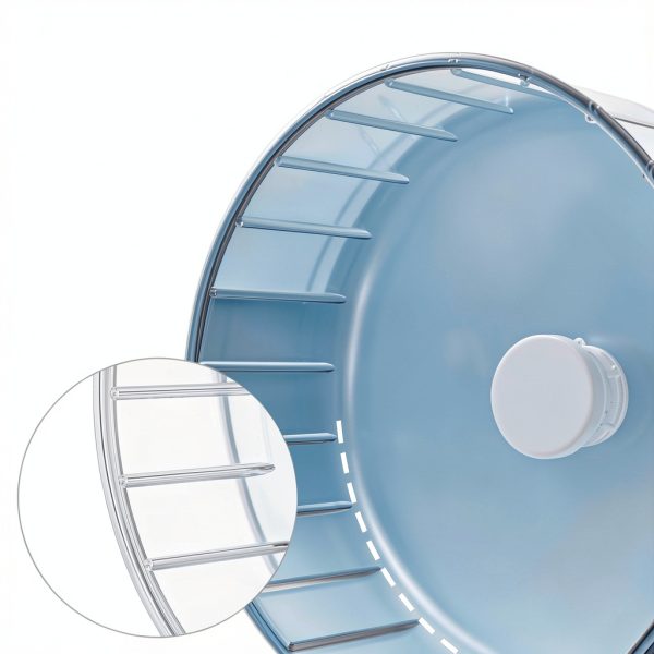 BUCATSTATE Silent Hamster Wheel Dual Bearings Small Pet-2