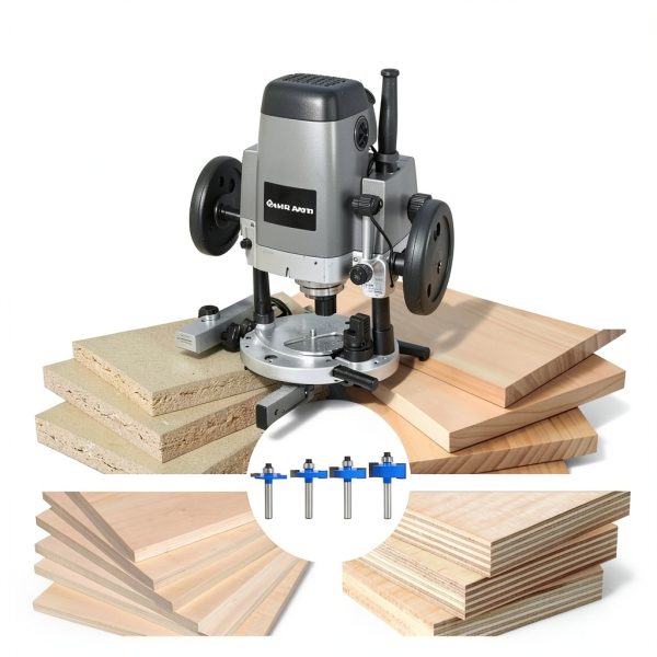 MNA Router Bits Set Carbide Woodworking Tools 1/4 Shank-6
