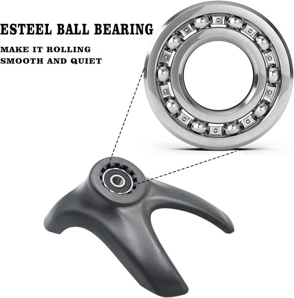 MinrzPet Hermit Crab Climbing Toys Silent Rolling Wheel-2