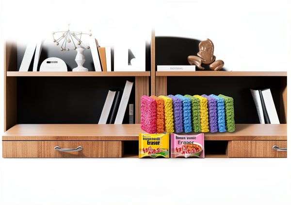 Rondure Colorful Ramen Noodle Erasers 16 Pack Kids School Supplies-2