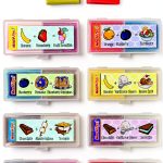 GEDDES Mini Food Eraser Set Multicolor Kneadable Rubber Twist-0