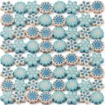 Fun Express Snowflake Rubber Erasers 1 Inch Pack of 72-0