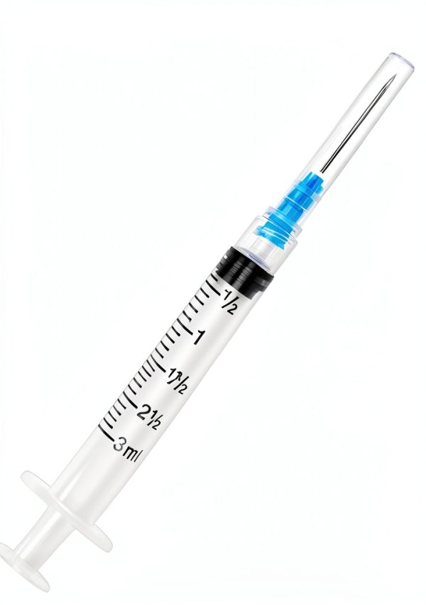 3ml Syringes 100 Pack with 23Ga 1.0in Needle Luer Lock by Vitaheal-3