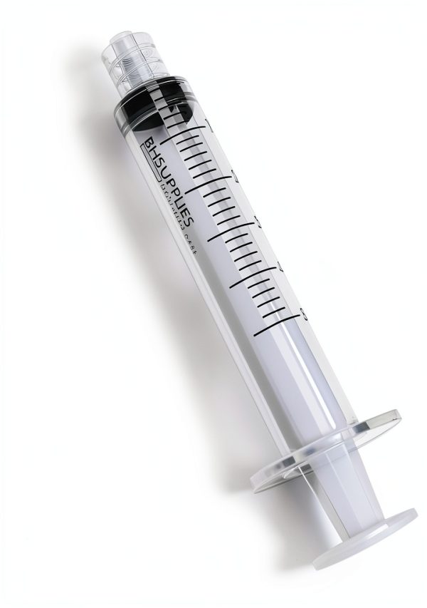 BH Supplies 5mL Luer Lock Tip Syringes (No Needle) - Sterile, Individually Wrapped - 100 Syringes-2