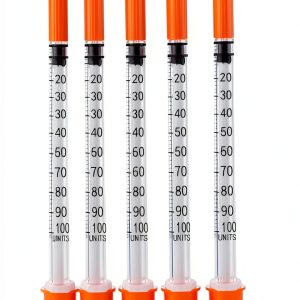 30PACK 1ML Syringes with 30G 1/2 inch Needle Acebiorin Injection Pack-0