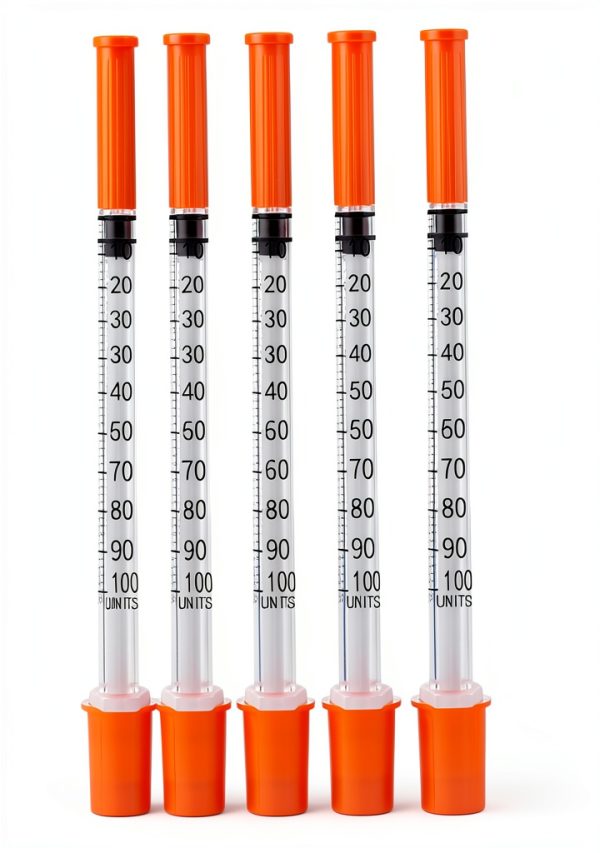 30PACK 1ML Syringes with 30G 1/2 inch Needle Acebiorin Injection Pack-0
